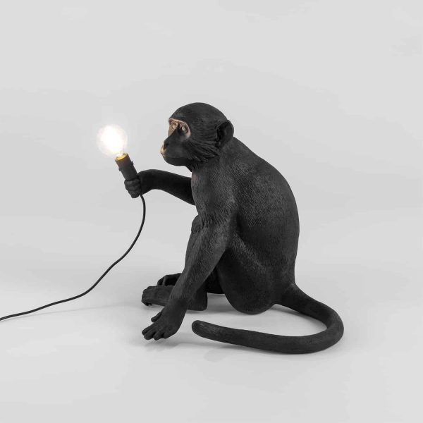 siedząca małpa lampa zewnętrzna