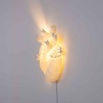 lampa w kształcie prawdziwego serca