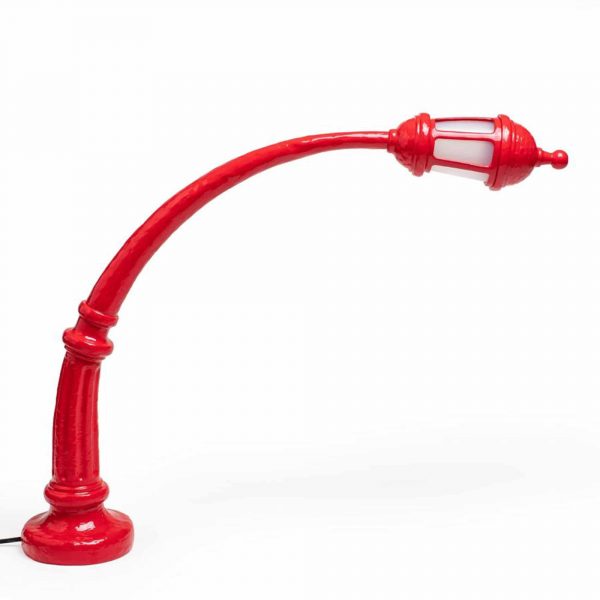 lampa seletti czerwona street lamp desk