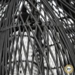 BAYU010B-XL-110 zbliżenie na lampę the wipped w czarnym kolorze