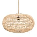 BAYU027N-M-50x35 rattanowy abażur bazar bizar the wholly m
