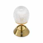 Złota lampka USB The Glow Sinatra detale