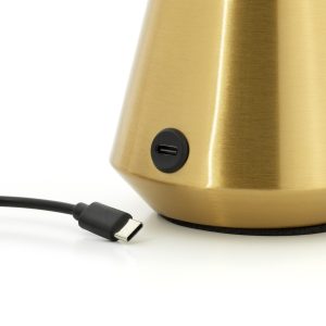 smukła lampka biurkowa led detale i zbliżenia - THE SMOOTH OPERATOR - Smukła Lampka LED Bezprzewodowa Wys.27.5cm