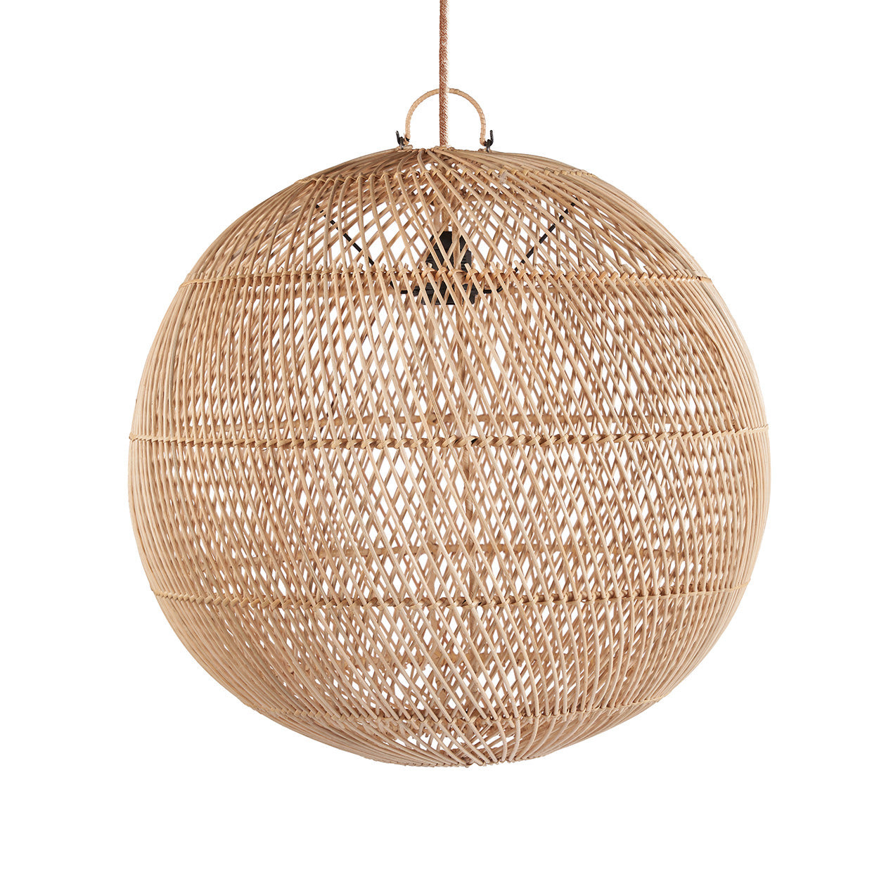 the-bubble-pendant-m-lampa-wiszaca-rattan-bazar-bizar-product-naturalny-m THE BUBBLE PENDANT M - Lampa wisząca z rattanu Ø50cm - obrazek 1