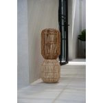 THE CHEMCHEM PENDANT NATURAL L - Abażur z rattanu i liści bananowca szer. 25cm - obrazek 2