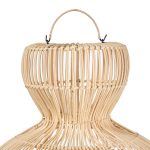 THE MATCHA WHISK NATURAL L - Lampa wisząca rattanowa Ø82cm - obrazek 2