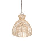 THE MATCHA WHISK NATURAL S - Lampa wisząca rattanowa Ø50cm