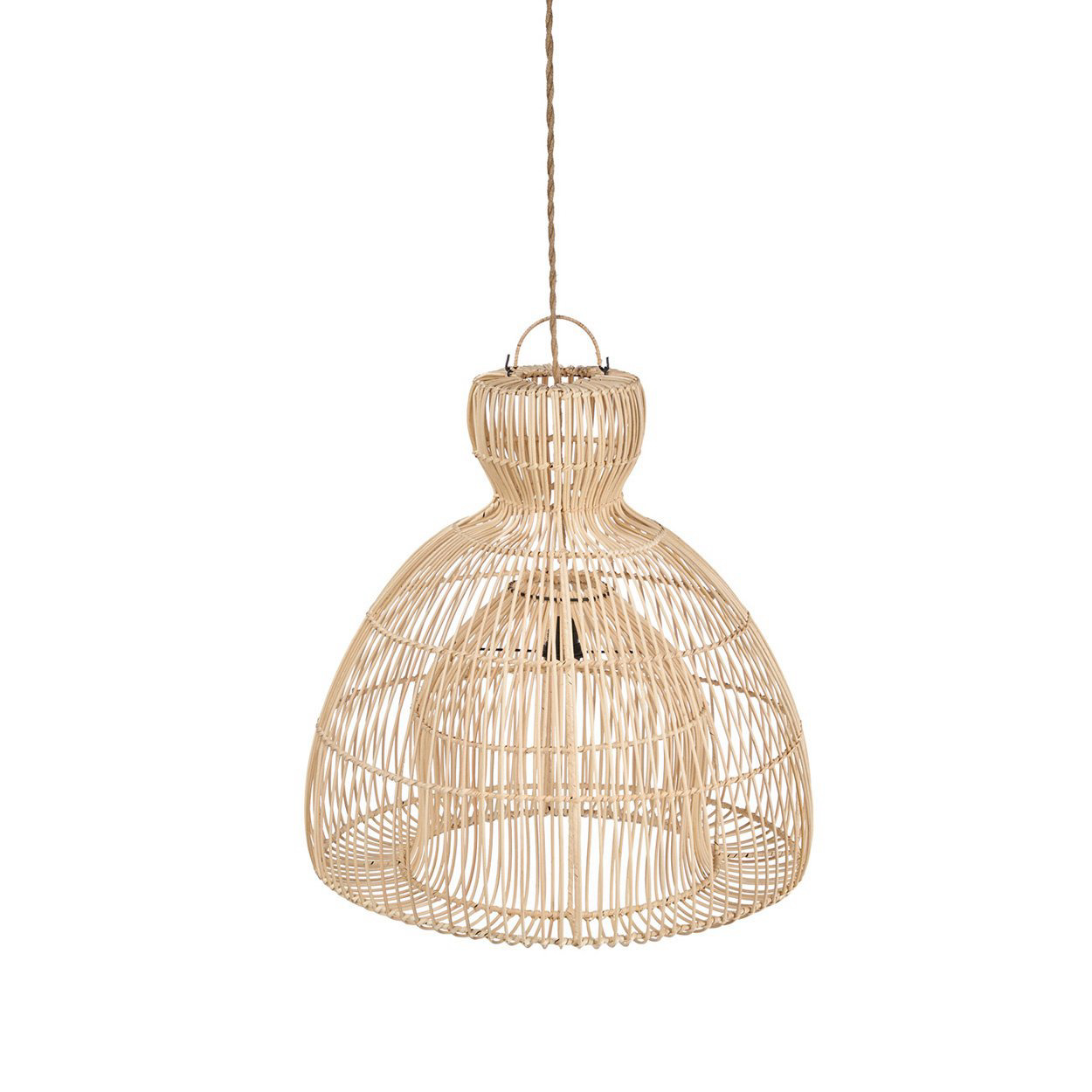 the-matcha-whisk-natural-s-lampa-wiszaca-rattan-bazar-bizar-product-front-bialy-klosz-rattanowy THE MATCHA WHISK NATURAL S - Lampa wisząca rattanowa Ø50cm - obrazek 1