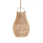 THE PICCOLO PENDANT NATURAL S - Wisząca lampa rattanowa Ø20x30cm