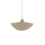 THE QUBBA natural M - Lampa wisząca z hiacyntu wodnego Ø60cm