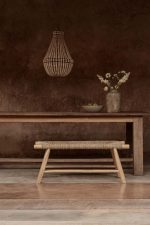 THE TEARDROP - Żyrandol z Drewnianych Koralików Kształt Łzy - obrazek 5